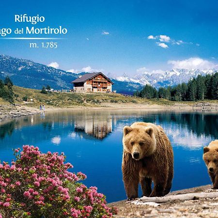Rifugio Al Lago Del Mortirolo In Inverno Raggiungibile Solo A Piedi Monno Eksteriør billede